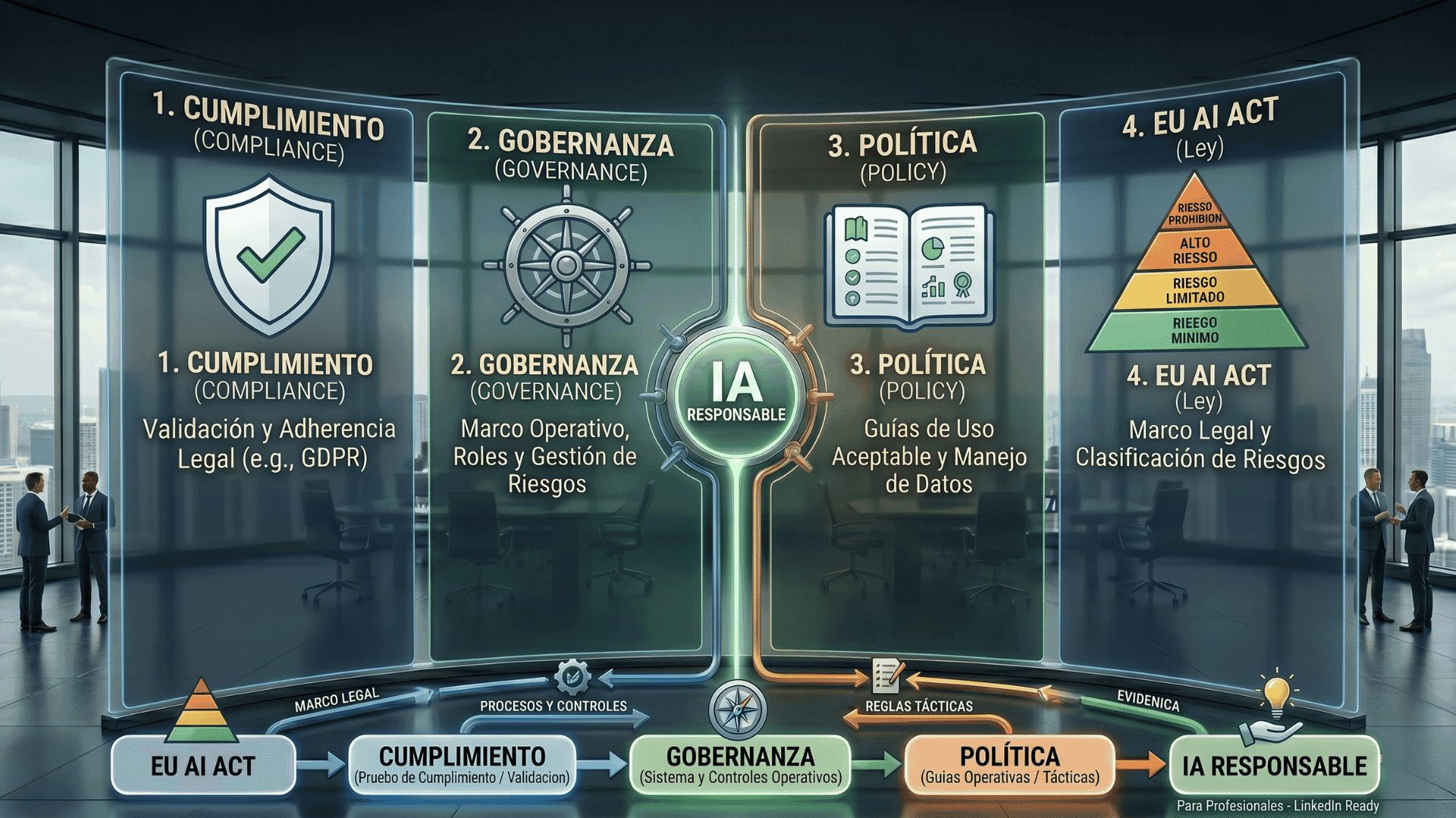 Diferencias entre AI Governance, Policy y Compliance